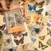 20-Sheet Vintage Stained Glass Window Craft Paper, Retro Pattern Design & Non-Adhesive, for Journal DIY & Scrapbook Deco