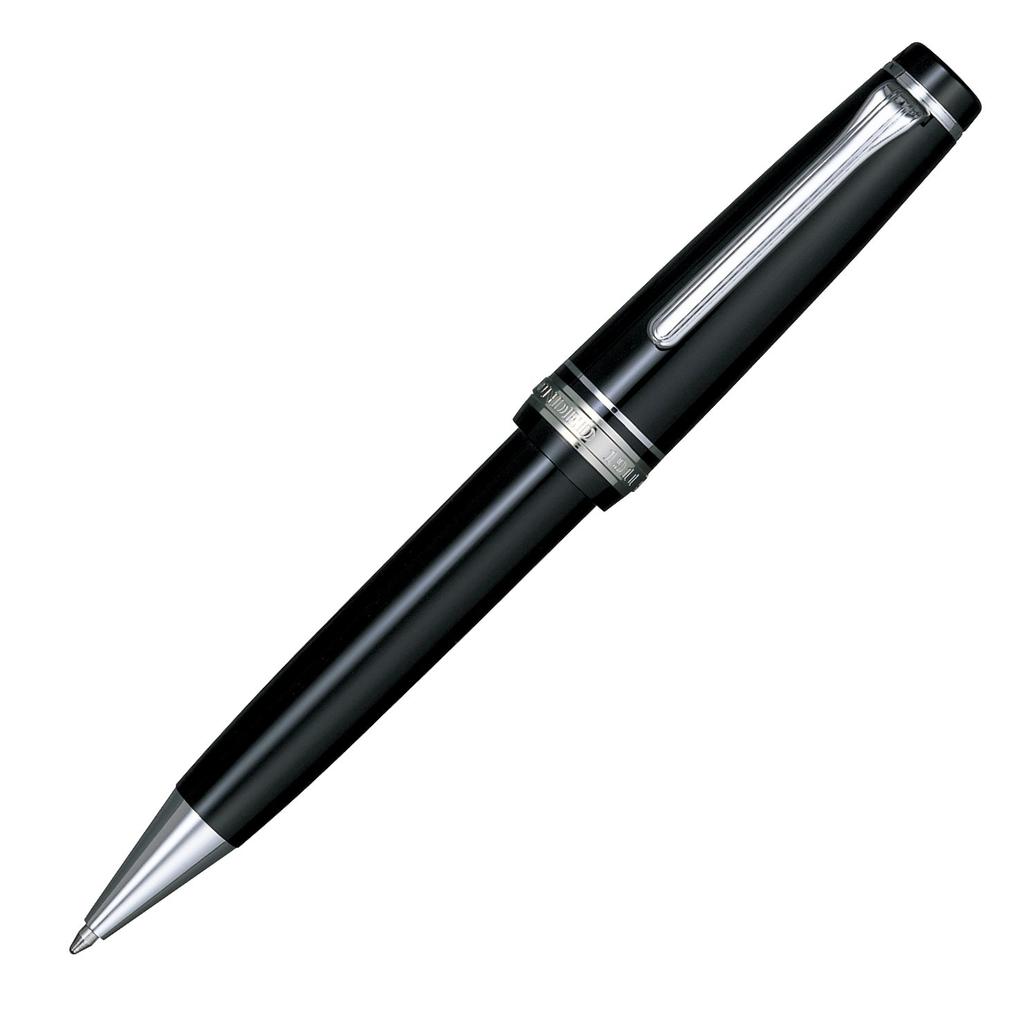 Penna stilografica Sailor Professional Gear Penna a sfera a base d'olio, Argento/Nero, 16-1037-620