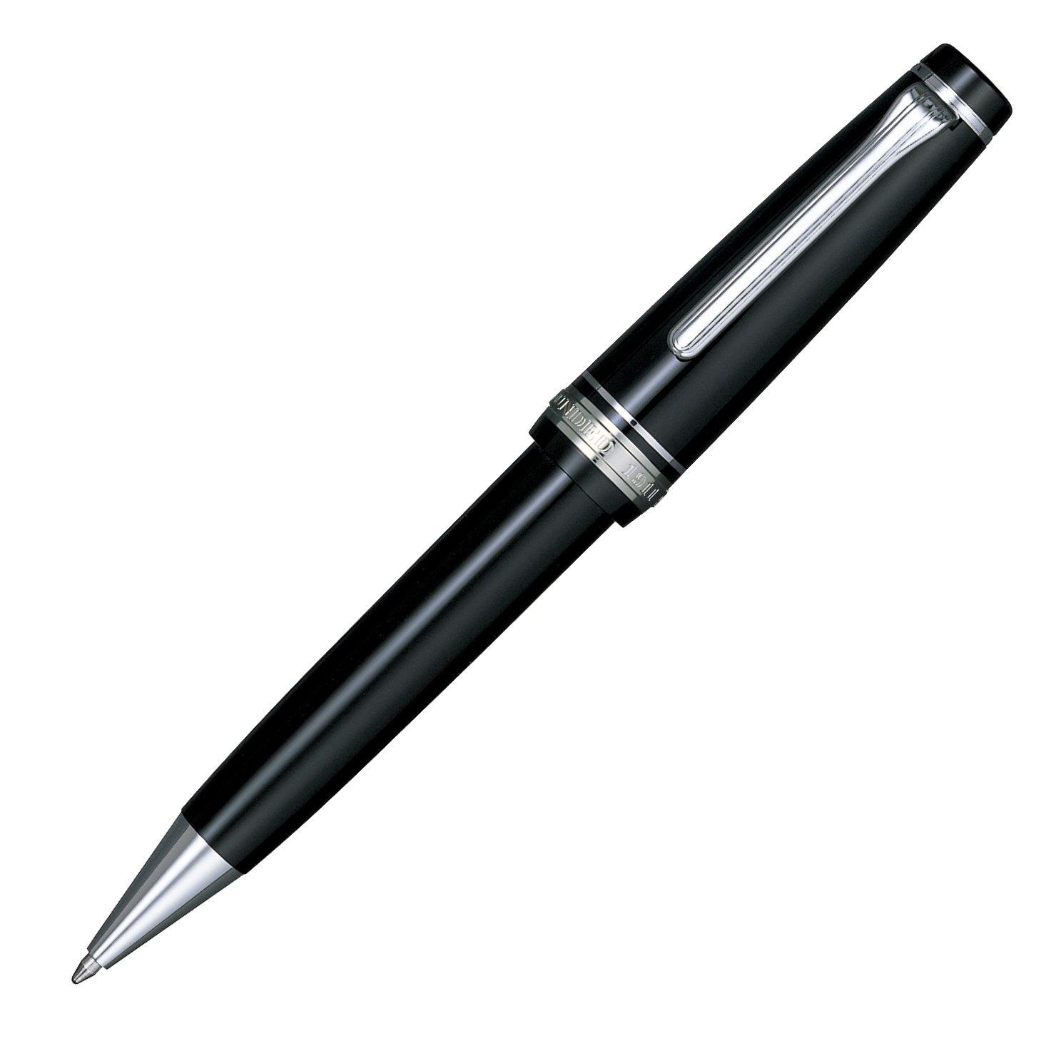 Sailor Fountain Pen Professional Gear Ballpoint Oil-Based Pen, Silver/Black, 16-1037-620 серебряный