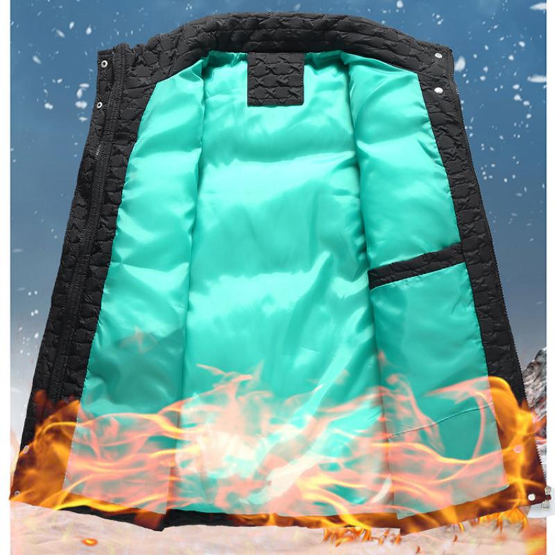 Tide Cotton Waistcoat Men's Autumn and Winter Outer Wear Thickened Warm Cotton Stand-up Collar Couple Vest Cotton Shoulders Horse Jacket