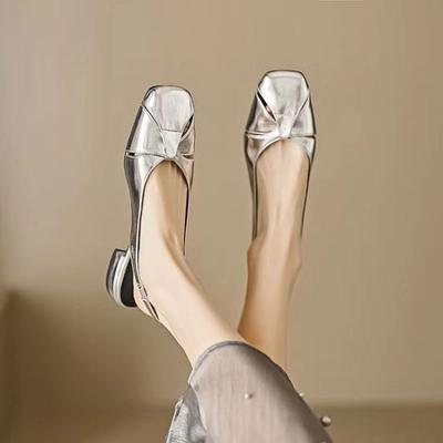 New Women Sandals Fashion Soft Women Shoe Anti Slip Casual Exquisite Temperament Flat Shoe Simple Daily Office Lady Summer Pumps