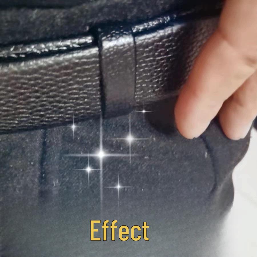 Herren Ledergürtel mit Ringschnalle und festem Endstück-Accessoire