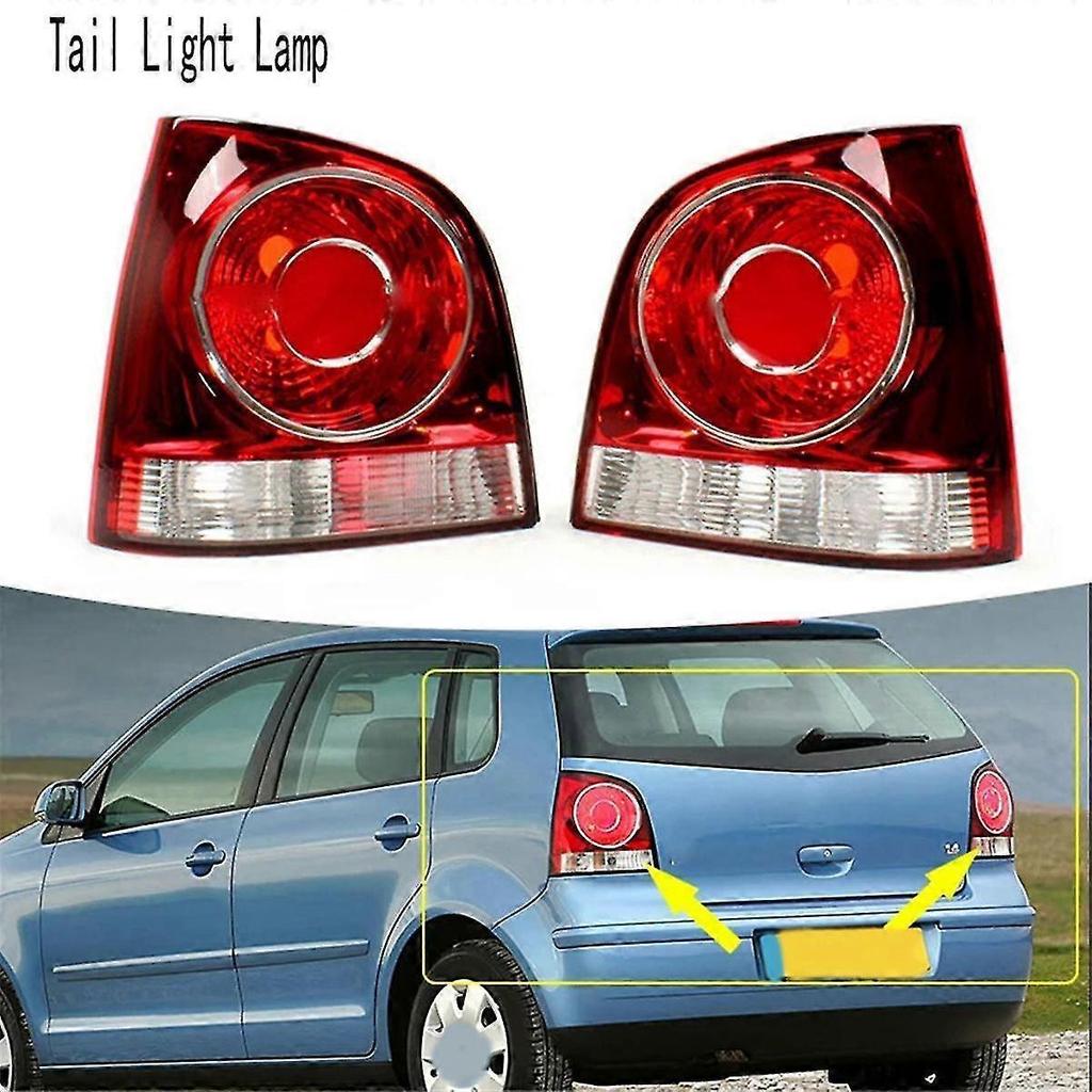 Car Left Rear Tail Light Lamp Housing Warning Bumper Light for 9N 9N3 Hatchback 2006-2010 6Q6945095