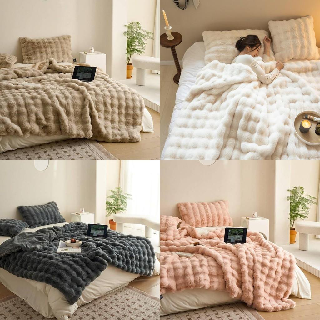 Blanket Plush Premium Luxurious And Thick For Bed Sofa Or Office Naps Winter