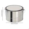 Empty Paint Can Metal Bucket Iron, Multipurpose, with Lid, Container Pail for
