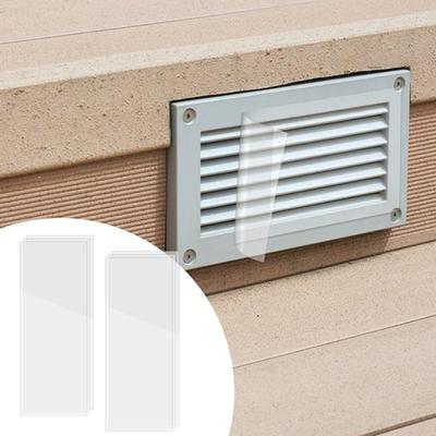 6 Pezzi Coperture per Bocchette in PET 8x15,5 pollici con Adesivo Trasparente Casa RV HVAC AC Pavimento Parete Soffitto Registri dell'Aria Griglie di Ventilazione Fogli Coprenti Adatti per Bocchette in Alluminio