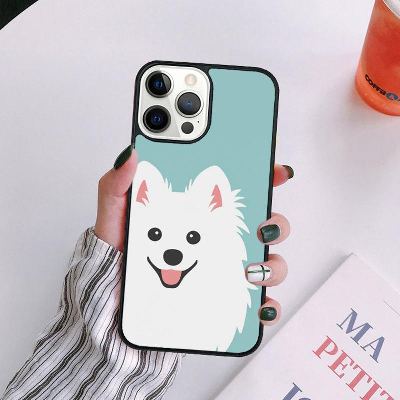 Japanese Spitz Dog Phone Case For iPhone 17 Air 14 13 12 16Pro Max 15  Plus Cover Shell Max coque