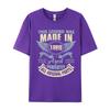 Unisexs T Shirt 43rd Birthday Legend Made In 1980 Tshirts Funny Tshirts Cotton Clothing Shirt Vintage Printed Tshirts