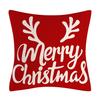 Christmas Red Snowflake Elk Pillowcase Christmas Tree Cushion Cover Home Decoration Pillowcase Combination