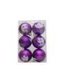 6Pcs 6cm Halloween Hanging Ball Mini Tree Ornament DIY Halloween Tree Baubles  for Home Party