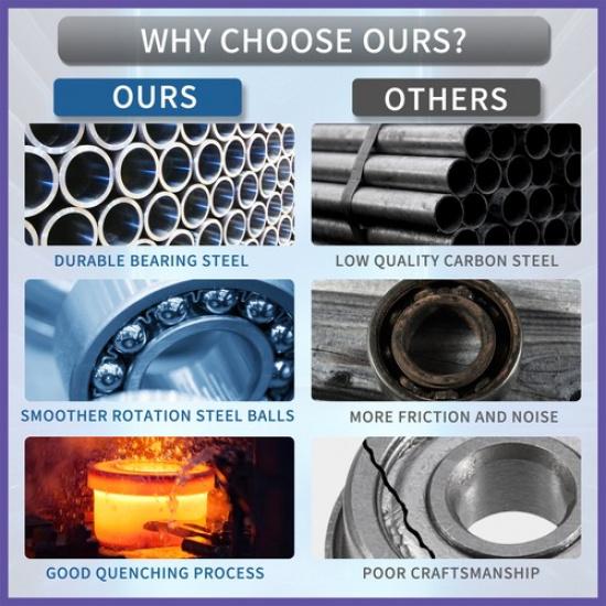 6302ZZ Deep Groove Ball Bearings P4 15x42x13mm Scooter Skateboard Wheel