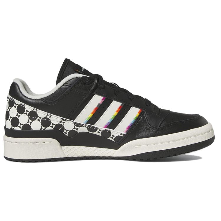 Adidas Originals Forum Pride RM PU Leather Low-Top Sneakers Unisex sneakers Black White ID7491