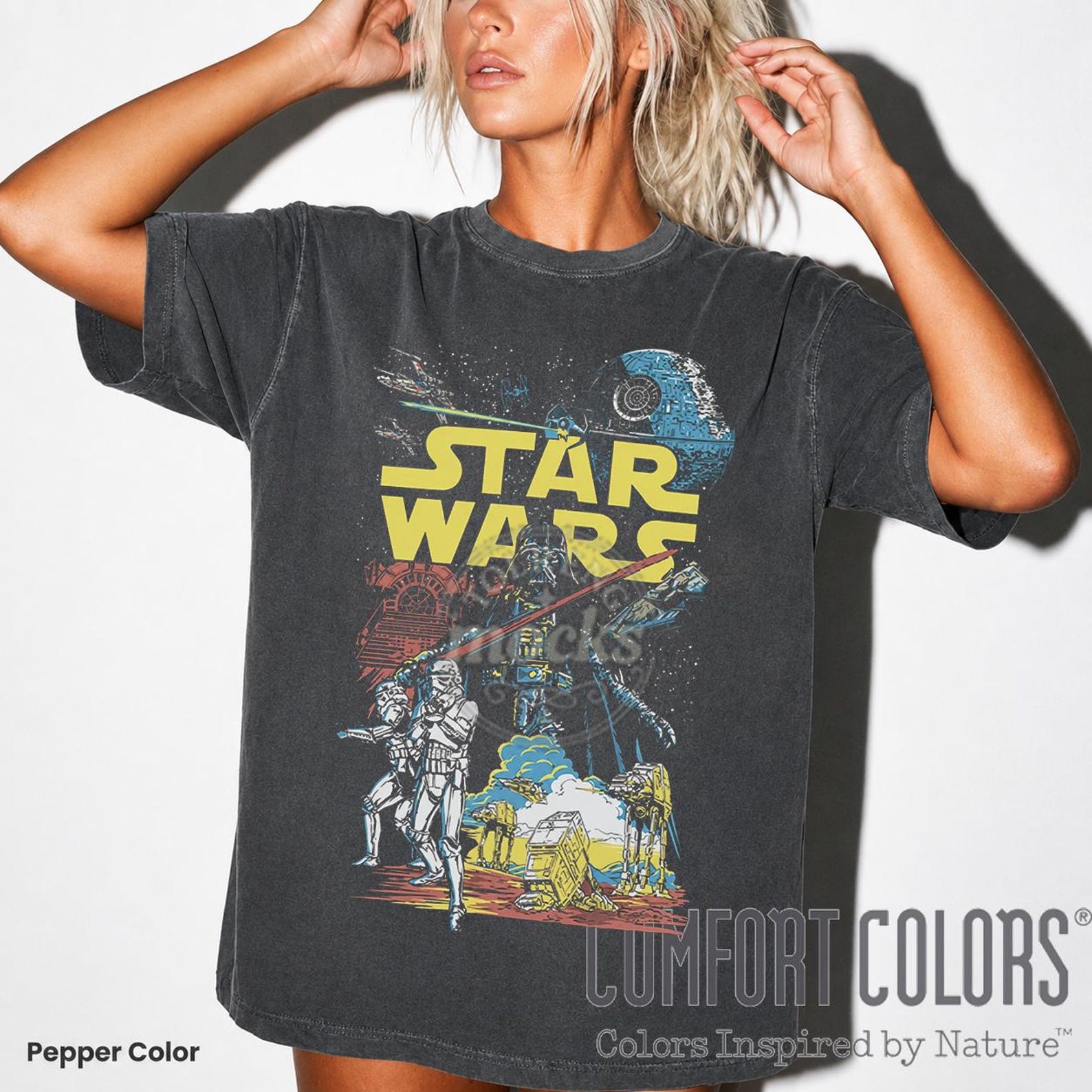 Star Wars T-Shirt, Vintage Comfort Colors Star Wars Tee, Darth Vader SweaT-Shirt, Stormtroopers Graphic Shirt, Gift For Star Wars Fan RZ 4XL