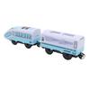 Electric Train Toy Toddlers Battery Operated Motorized Set Compatible with for Thomas Blue White