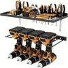 Wall-Mounted Metal Power Tool Storage Rack for Garage - Practical Organizer