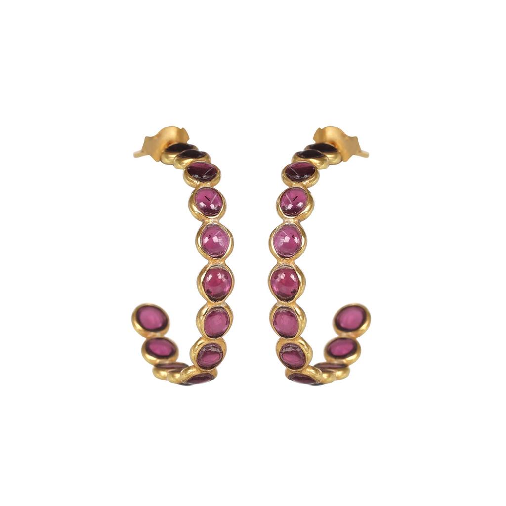 Dainty Earrings, 925 Sterling Silver, Birthstone Jewelry, Gold Plated Women Earrings