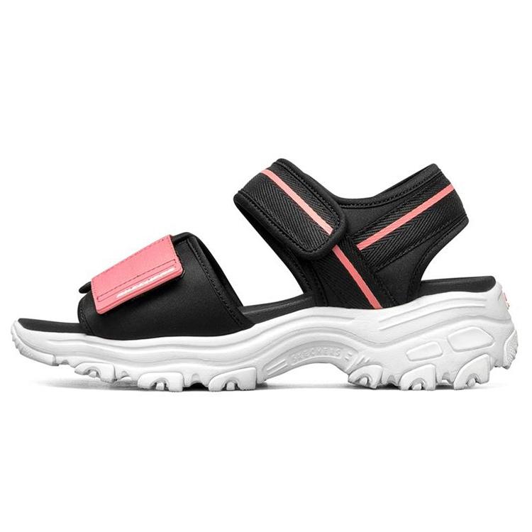 (WMNS) Skechers D Lites 1.0 Sandals Black/Pink Women s 119239-BKPK EU 35