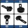 Universal Motorcycle Headlight Mount Bracket Adjustable Headlamp Holder Fork Clamp Mount
