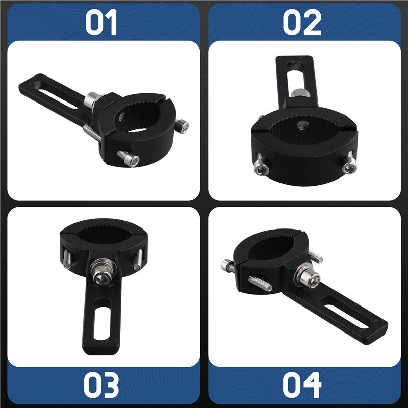 Universal Motorcycle Headlight Mount Bracket Adjustable Headlamp Holder Fork Clamp Mount