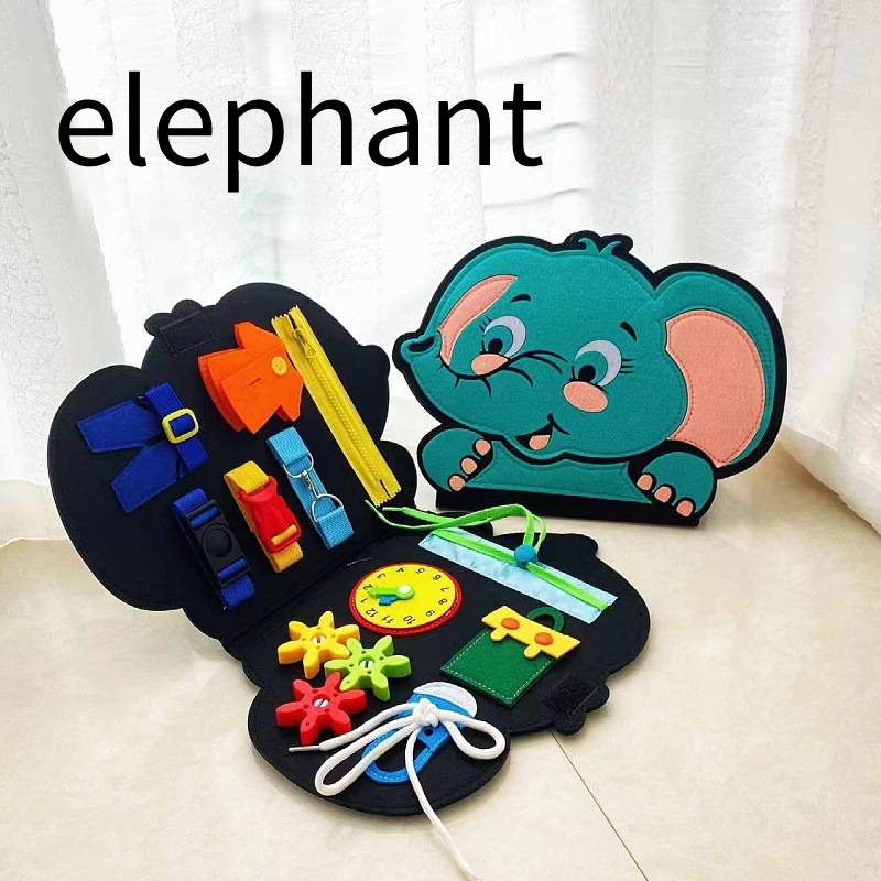 

Доска Динозавр Развивающая Многофункциональная Фетровая Сенсорная Активность Ранняя Обучающая Игрушка Elephant