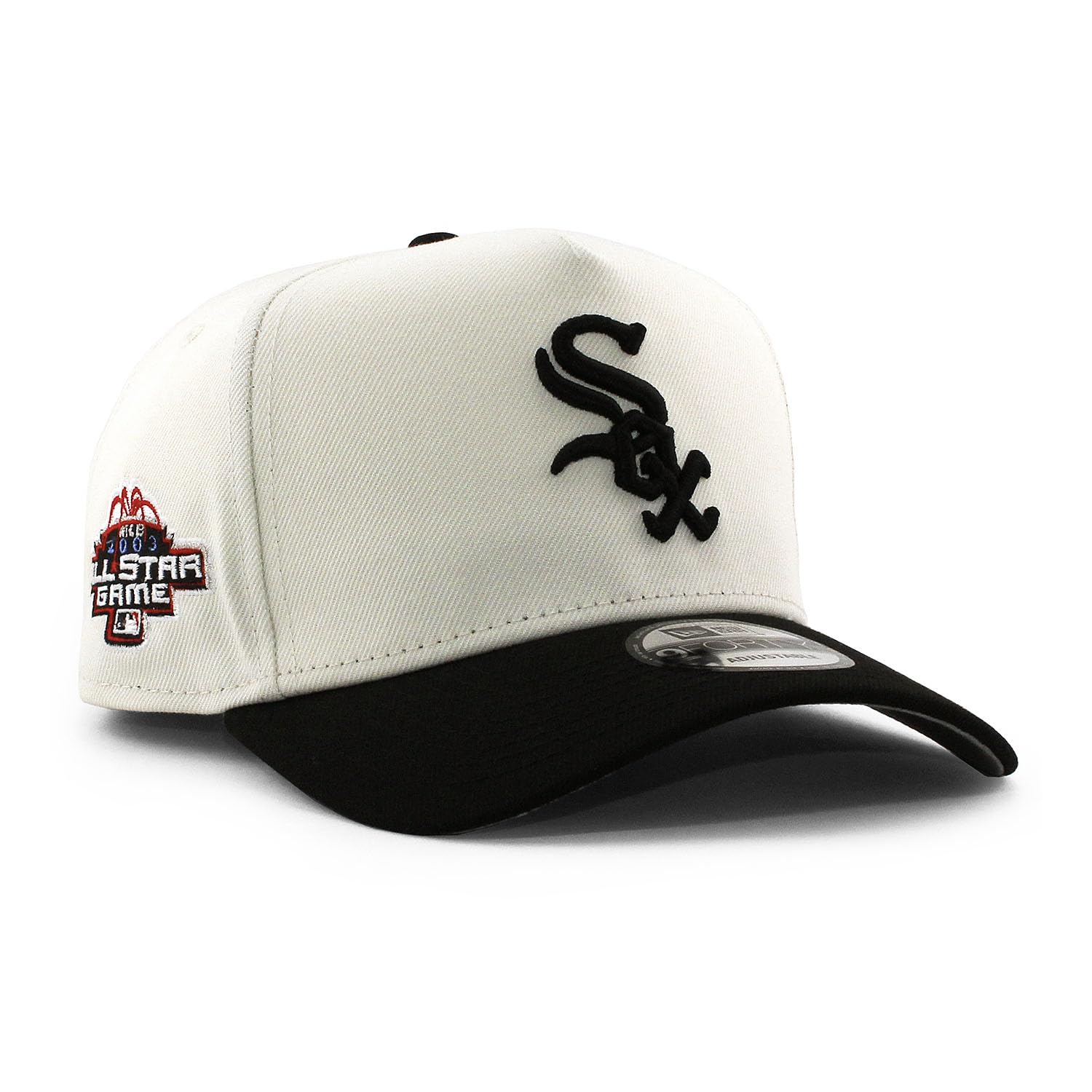 

Кепка Snapback New Era с цветной боковой нашивкой White Sox, эксклюзив для ЕС/Австралии, 940, MLB, MiLB, NFL, NBA, козырек, (Чикаго (2003 AS)) [Использовал]
