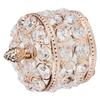 Iron Crystal Jewelry Box European Style Jewelry Organizer Box  Women Jewelry Storage