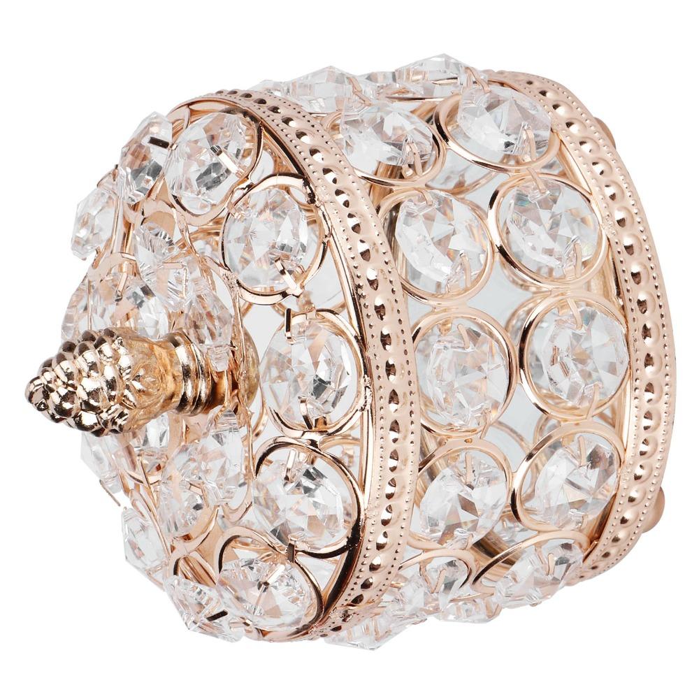 Iron Crystal Jewelry Box European Style Jewelry Organizer Box  Women Jewelry Storage