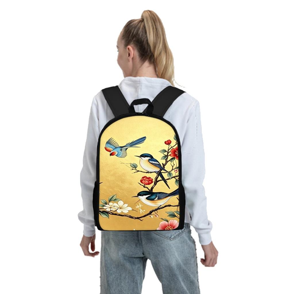Jigsaw Puzzle Pattern Square Front Pocket Knapsack for Boys Plus Girls Best Gifts 2D Flat Animated SchoolBags for Children