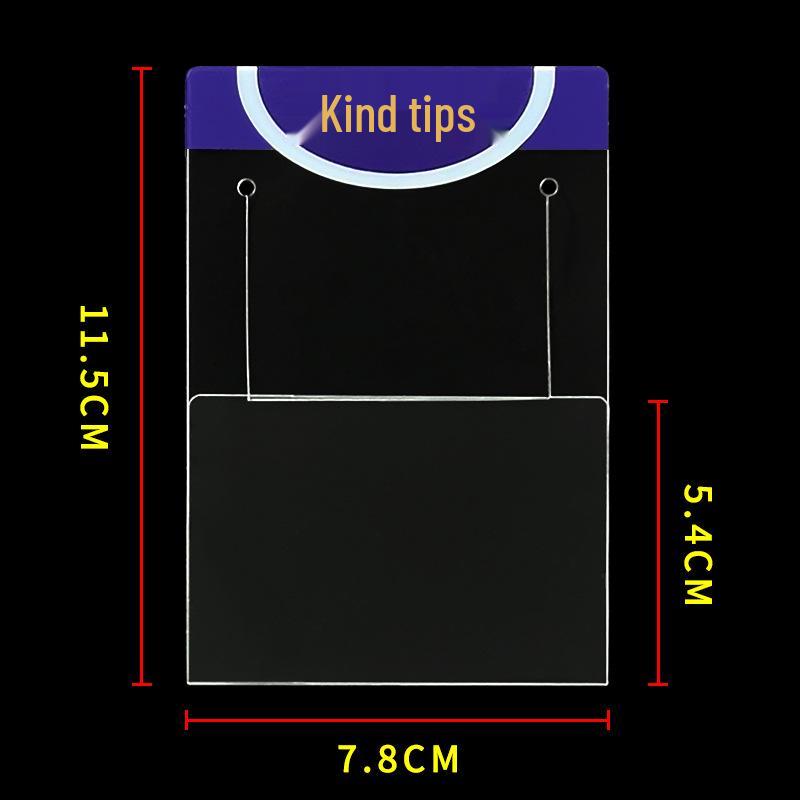 Transparent PVC Shelf Label Sleeve for Pharmacy and Baby Store Price Tags