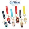 Vibrant Genshin Impact Amber Venti Keychain Toy Paimon Key Ring Bag Pendant Gifts