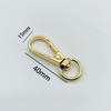 Zinc Alloy Round Tail Hook Handbag & Dog Buckle Key Chain Metal Hook Accessory.