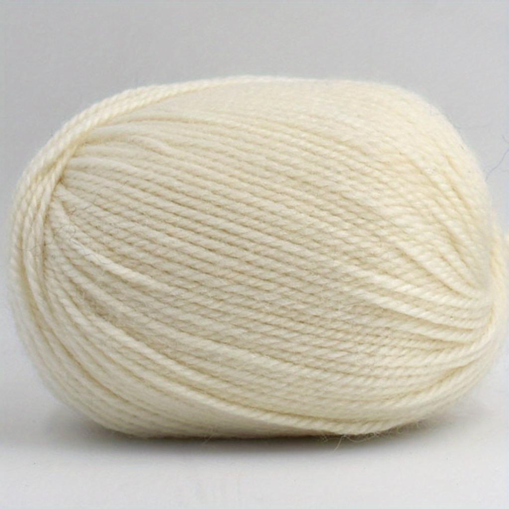 Worsted Weight Wool Yarn Soft & Durable Knitting Crochet Yarn for Cushions DIY Craft Yarn for Beginners