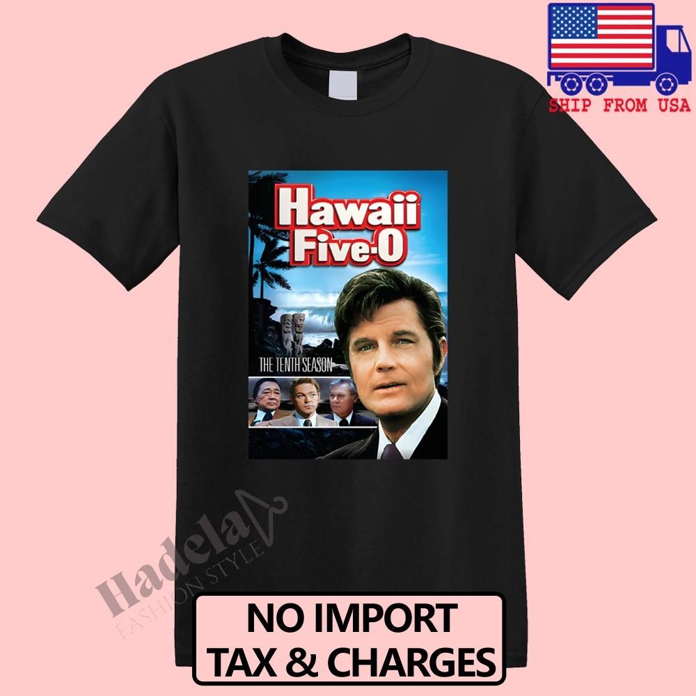 Hawaii Five-O 60s TV Show Movie Men s Black Size S-5XL L