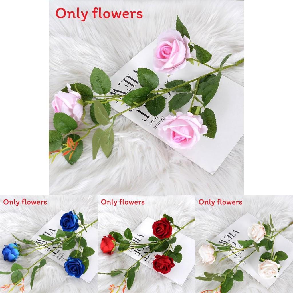 Rose Fake Flower Arrangement With Silk Craft For Bridal Photography And Home Decoration