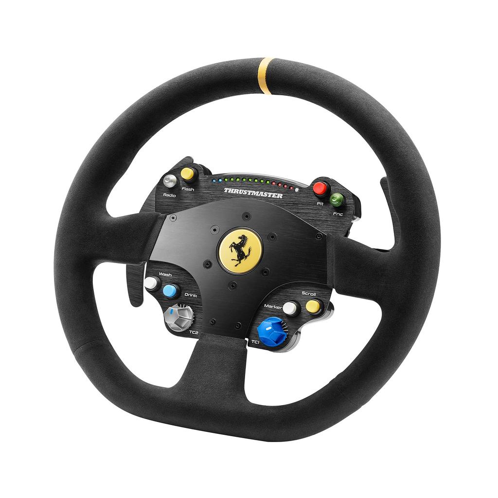 Officially Licensed Ferrari Thrustmaster TS PC RACER Ferrari 488 Challenge Edition PC Steering Wheel Controller for Racing Games with Force Feedback