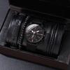 Men's Versatile Fashion Two-Eye Business Wristwatch