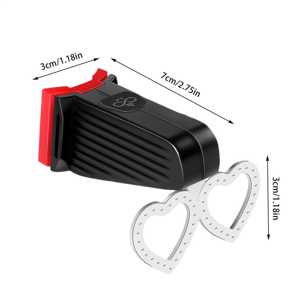 

Bike Taillight LED Waterproofing Tail Light For Cycling Type-C Fast Charging Bike Flashlight With 6 Modes For Women Men Teens