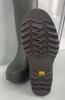 Rain made in ripple side outdoor FISH large [NR] boots, Japan, waterproof, anti-slip, sole, belt, fashion, OWL, black,