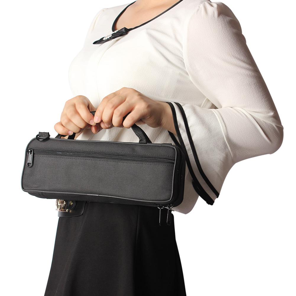 Plátěná taška na flétnu Obal s odnímatelným ramenním popruhem