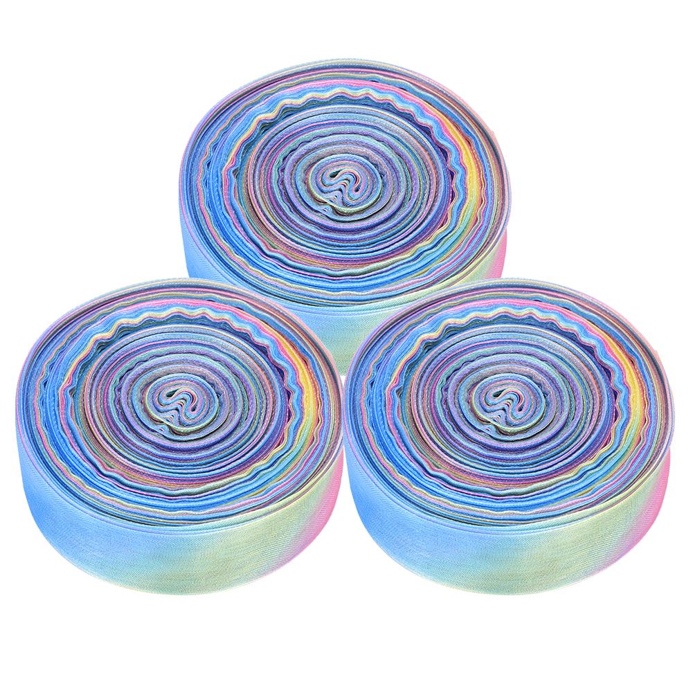 3pcs 25mm 10 Yard Ribbons for Gift Package Wrapping Hair Wedding Party Decoration