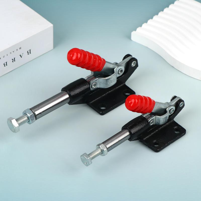 Heavy Duty Push Pull Toggle Clamp Push-Pull Woodworking Clamp Non-Slip Handble Quick Release Clamp For Woodworking Jigs Fixtures