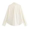 European and American Style, New Women's Fashion, Fashionable, Versatile Sheer Long-sleeve Lace Shirt