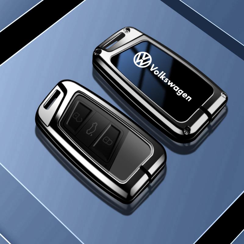 Für VOLKSWAGEN VW VW Auto Metall Fernbedienung Schlüsselhülle Abdeckung Für Volkswagen Tiguan MK2 Magotan Passat B8 CC Für Hülle Schlüsselanhänger Zubehör