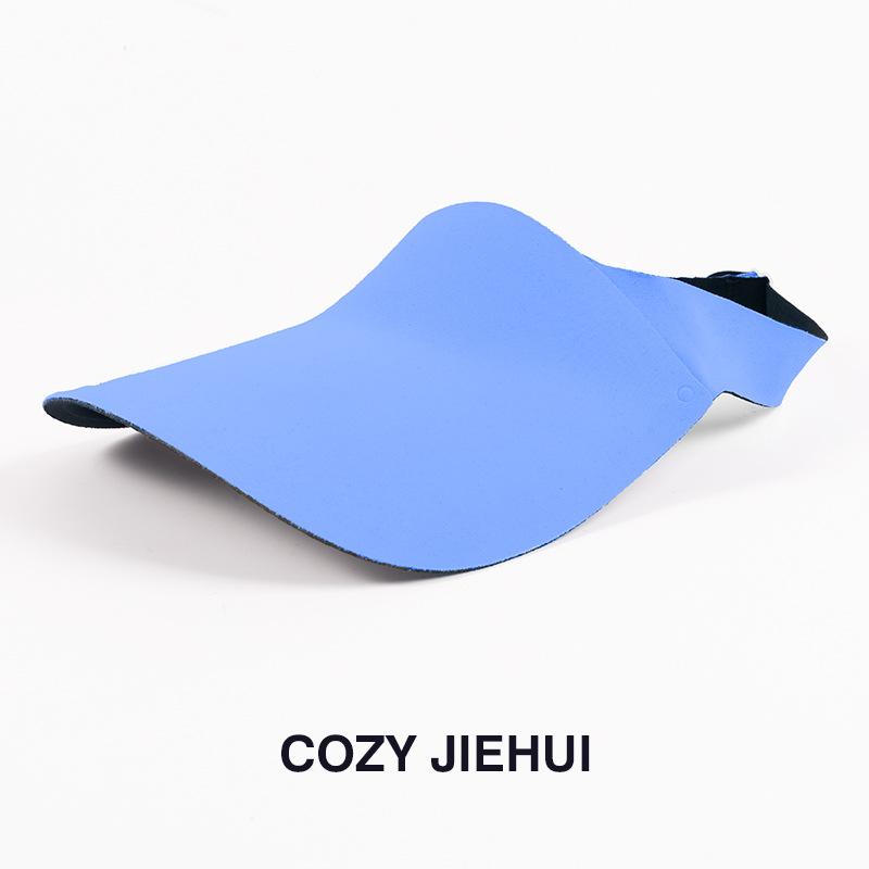 Traceless sun hat women's foldable empty top hat summer UV protection large brim sun hat student sun hat