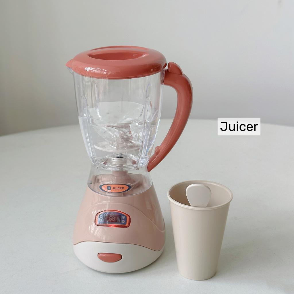 Kids Electric Toy Appliances Simulation Coffee Machine Juice Maker Washing Machine Oven Bread Maker Role Play Housekeeping Toy Multi Function Toy Set