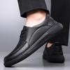 Fashion Business Flat Brown Oxford Lace Up Mens Leather Shoes Fashion Driving Shoes Man Loafers Comfortable Men's Casual Shoes Moccasins