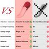 10 Muster, großer realistischer Zungenvibrator, Klitoris-Stimulator, weiblicher Masturbator, erwachsenes weibliches Zungenspielzeug, G-Punkt-Stimulator, vaginaler Klitoris-Masturbator