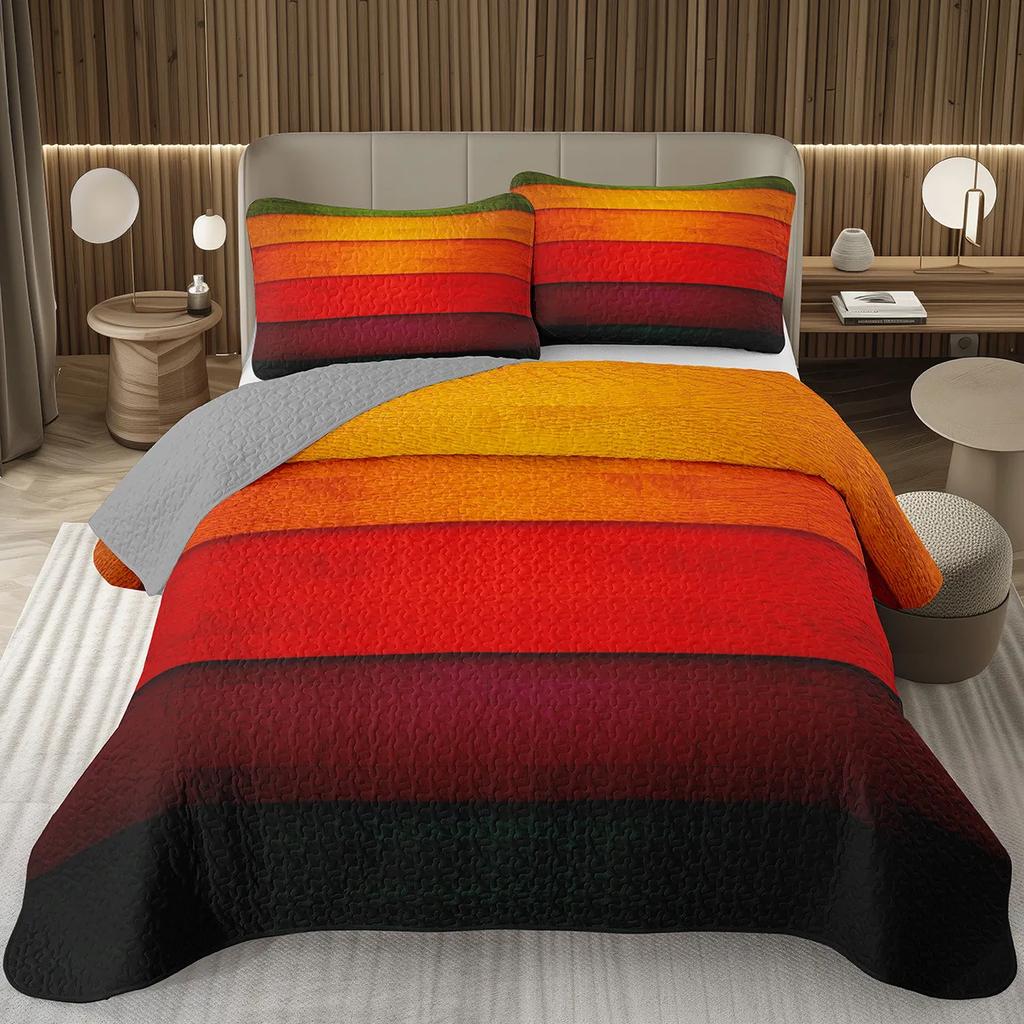 Rustic Wooden Board Coverlet Set Western Farmhouse Bedspread Queen Grunge Wooden Wood Lodge Quilted Bedding Set For Kids Teen