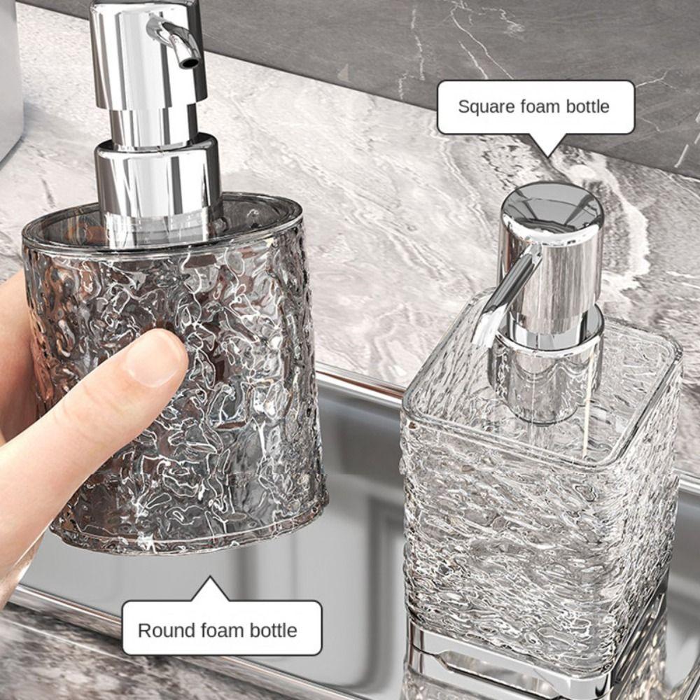 Waterproof Clear Soap Dispenser Refillable Liquid  Soap Bottle Soap Lotion Container  Empty Bottle