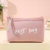 Compact Multi-functional Canvas Cosmetic Bag & Pencil Case for Women and Students